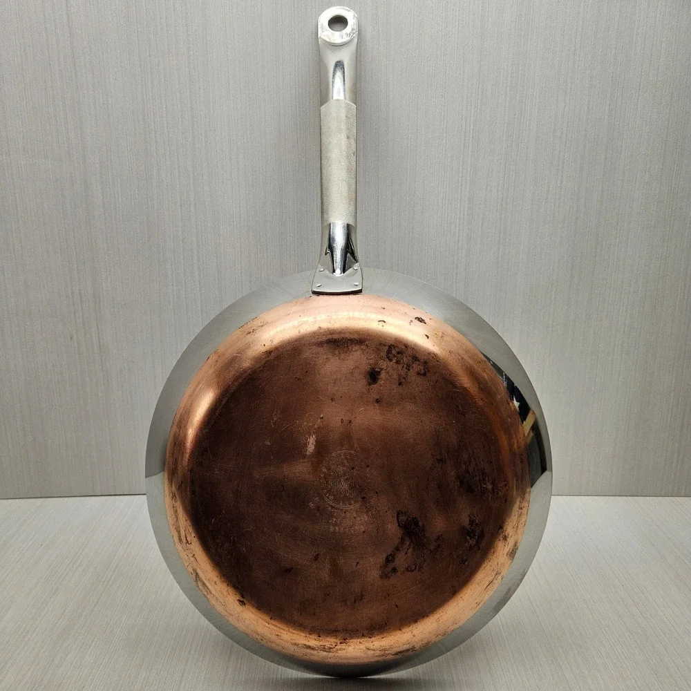Revere Ware Institutional Stainless Fry Pan Patio 12
